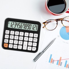 Калькулятор настольный BRAUBERG KW-1000-BK (152x132 мм), 3D-кнопки, 12 разрядов, черный, 272956 - фото 7