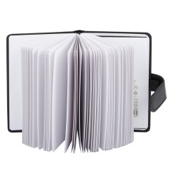 Скетчбук, белая бумага 140 г/м2 90х140 мм, 80 л., КОЖЗАМ, застежка, BRAUBERG ART CLASSIC, черный, 116459 - фото 6