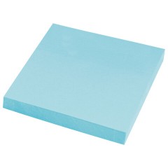 Блок самоклеящийся (стикеры) STAFF STANDARD, ПАСТЕЛЬНЫЙ 76х76 мм, голубой, 100 листов, 116574 - фото 2