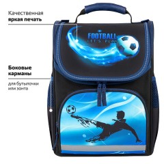 Ранец ПИФАГОР BASIC, 1 отделение, 3 кармана, эргономичная спинка, "Football player", 35х28х18 см, 271375 Ранец ПИФАГОР BASIC, 1 отделение, 3 кармана, эргономичная спинка, "Football player", 35х28х18 см, 271375 - фото 12