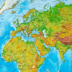 Карта мира физическая 157х107 см, 1:21,5М, с ламинацией, интерактивная, в тубусе, BRAUBERG, 112388 Карта мира физическая 157х107 см, 1:21,5М, с ламинацией, интерактивная, в тубусе, BRAUBERG, 112388 - фото 3