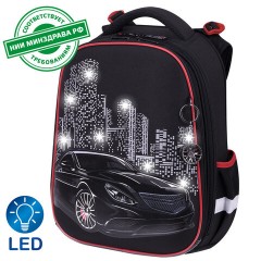 Ранец BRAUBERG PREMIUM, 2 отделения, с брелком, "City car", LED ЛАМПОЧКИ, 38х29х16 см, 271356 Ранец BRAUBERG PREMIUM, 2 отделения, с брелком, "City car", LED ЛАМПОЧКИ, 38х29х16 см, 271356 - фото 24