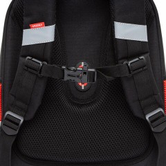 Ранец GRIZZLY анатомическая спинка, с бейджем, для мальчиков, RACER, 36х28х20 см, RAz-487-12/1 - фото 9