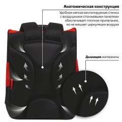 Ранец ПИФАГОР BASIC, 1 отделение, 3 кармана, эргономичная спинка, "Cool wheels", 35х28х18 см, 272045 Ранец ПИФАГОР BASIC, 1 отделение, 3 кармана, эргономичная спинка, "Cool wheels", 35х28х18 см, 272045 - фото 12