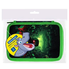 Пенал BRAUBERG, 3 отделения, полиэстер, 21х14 см, "Night warrior", 272333 - фото 7