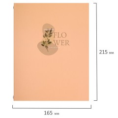 Тетрадь на кольцах А5 165х215 мм, 120 листов, твердый картон, клетка, BRAUBERG, "Pastel Flower", 404710 Тетрадь на кольцах А5 165х215 мм, 120 листов, твердый картон, клетка, BRAUBERG, "Pastel Flower", 404710 - фото 3