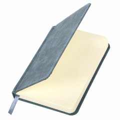 Ежедневник недатированный МАЛЫЙ 100х150 мм А6 BRAUBERG "Status", под кожу, 160 л., серо-голубой, 113369 Ежедневник недатированный МАЛЫЙ 100х150 мм А6 BRAUBERG "Status", под кожу, 160 л., серо-голубой, 113369 - фото 3