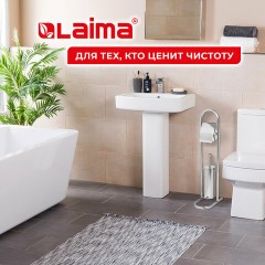 Ерш для унитаза, стойка и держатель для туалетной бумаги, зеркальный, нержавеющая сталь, LAIMA, 609079 Ерш для унитаза, стойка и держатель для туалетной бумаги, зеркальный, нержавеющая сталь, LAIMA, 609079 - фото 7