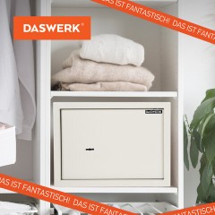 Сейф мебельный DASWERK SC-250KL (250х350х250 мм), ключевой замок, бежевый, 291344 - фото 18