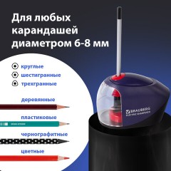 Точилка электрическая BRAUBERG "Delta", питание от 4 батареек АА, спиралевидное лезвие, 228421 Точилка электрическая BRAUBERG "Delta", питание от 4 батареек АА, спиралевидное лезвие, 228421 - фото 16