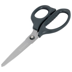 Ножницы BRAUBERG "BOMB", 210 мм, графитовый цвет, 2-сторонняя заточка, эргономичные, 238856 - фото 3