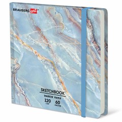 Скетчбук для маркеров 120 г/м2, 195х195 мм, 60 л., твердая обложка, резинка, BRAUBERG ART PREMIERE, МИКС, 115106 Скетчбук для маркеров 120 г/м2, 195х195 мм, 60 л., твердая обложка, резинка, BRAUBERG ART PREMIERE, МИКС, 115106 - фото 4