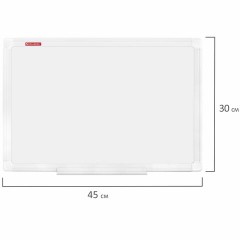 Доска магнитно-маркерная 30х45 см, ПВХ-рамка, BRAUBERG "Standard", 238313 Доска магнитно-маркерная 30х45 см, ПВХ-рамка, BRAUBERG "Standard", 238313 - фото 8