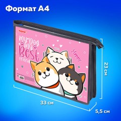 Папка для тетрадей ПИФАГОР А4, 1 отделение, картон/пластик, на молнии, "Best team", 272124 Папка для тетрадей ПИФАГОР А4, 1 отделение, картон/пластик, на молнии, "Best team", 272124 - фото 9