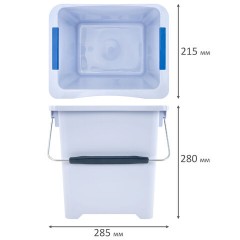 Ведро 10 л, VILEDA PROFESSIONAL "р-Бакет УльтраСпид Про" 28,5х21,5х28 см, для тележек "УльтраСпид Про", 545093 - фото 8