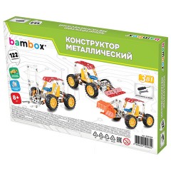 Конструктор металлический "Техника 3 в 1", с подвижными деталями, 122 элемента, BAMBOX (БАМБОКС), 666366 - фото 5