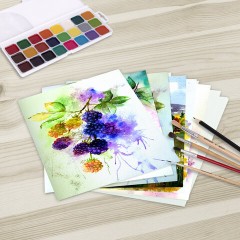 Папка для акварели А4, 10 л., 270 г/м2, мелкое зерно, BRAUBERG ART CLASSIC, "Осенняя аллея", 114397 Папка для акварели А4, 10 л., 270 г/м2, мелкое зерно, BRAUBERG ART CLASSIC, "Осенняя аллея", 114397 - фото 4