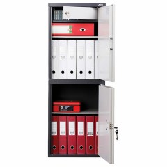 Шкаф металлический для документов AIKO "SL-125/2ТEL" ГРАФИТ, 1252х460х340 мм, 31 кг, S10799132902 - фото 2