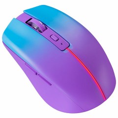 Мышь беспроводная бесшумная DEFENDER Mystery MM-301 LED, 5 кнопок + колесо-кнопка, фиолетовая, 52301 Мышь беспроводная бесшумная DEFENDER Mystery MM-301 LED, 5 кнопок + колесо-кнопка, фиолетовая, 52301 - фото 4