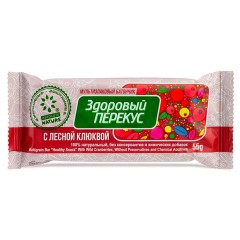 Батончик-мюсли ЗДОРОВЫЙ ПЕРЕКУС с клюквой, 20 шт. по 55 г, 16919 Батончик-мюсли ЗДОРОВЫЙ ПЕРЕКУС с клюквой, 20 шт. по 55 г, 16919 - фото 3