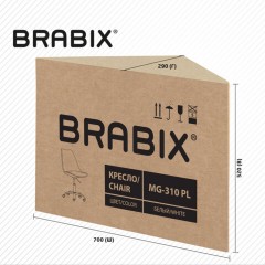 Кресло стул BRABIX "Eames MG-310 PL", пластик белый, экокожа белая, 532926 Кресло стул BRABIX "Eames MG-310 PL", пластик белый, экокожа белая, 532926 - фото 17