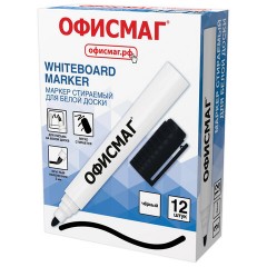 Маркер стираемый для белой доски ЧЕРНЫЙ, ОФИСМАГ, круглый наконечник, 3 мм, 152218 Маркер стираемый для белой доски ЧЕРНЫЙ, ОФИСМАГ, круглый наконечник, 3 мм, 152218 - фото 9
