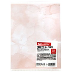 Фотоальбом BRAUBERG "Watercolor flowers" на 36 фото 10х15 см, мягкая обложка, 391431 - фото 4