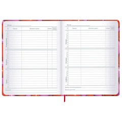 Дневник 1-11 класс 48 л., твердый, BRAUBERG, матовая ламинация, резинка, закладка-ляссе, с подсказом, "Сердечки", 107241 - фото 12