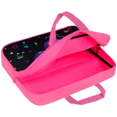 Папка на молнии с ручками BRAUBERG А4, 1 отделение, полиэстер, 80 мм, "Headphones", 273302 - фото 6