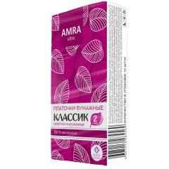 Платки носовые AMRA, 2-х слойные, 10 шт. х (СПАЙКА 10 пачек), П00067305 Платки носовые AMRA, 2-х слойные, 10 шт. х (СПАЙКА 10 пачек), П00067305 - фото 2