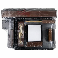 Набор настольный GALANT "Sirius" из дерева, 8 предметов, цвет "орех/чёрный", 238161 - фото 12