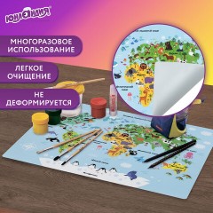 Настольное покрытие ЮНЛАНДИЯ, А3+, пластик, 46x33 см, "Map", 272370 Настольное покрытие ЮНЛАНДИЯ, А3+, пластик, 46x33 см, "Map", 272370 - фото 9