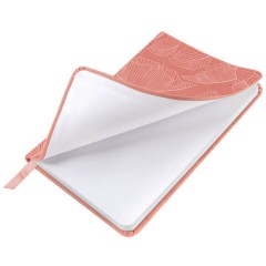 Еженедельник датированный 2026 МАЛЫЙ ФОРМАТ 95х155 мм, А6, BRAUBERG "Foliage", под кожу, розовый, 117199 - фото 3