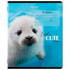 Тетрадь 12 л. BRAUBERG, клетка, обложка картон, CUTE ANIMALS, 107266 Тетрадь 12 л. BRAUBERG, клетка, обложка картон, CUTE ANIMALS, 107266 - фото 5