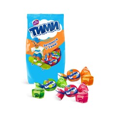Конфеты желейные KONTI "Timi" Mix со вкусами яблока, апельсина и малины, 1000 г, пакет, 15880 - фото 2