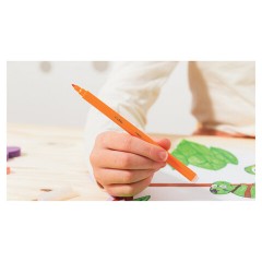 Фломастеры BIC "VISA", 18 цветов, суперсмываемые, вентилируемый колпачок, европодвес, 888681 - фото 5
