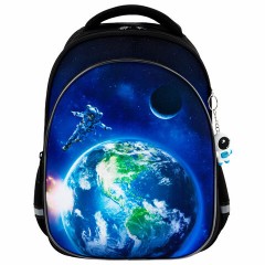 Рюкзак BRAUBERG OPTIMA, 2 отделения, с брелоком, "Brave astronaut", 3D-панель, 36х27х18 см, 273159 Рюкзак BRAUBERG OPTIMA, 2 отделения, с брелоком, "Brave astronaut", 3D-панель, 36х27х18 см, 273159 - фото 2