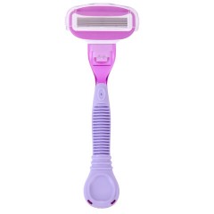 Бритвенный станок многоразовый женский, 5 лезвий, 12 кассет, плавающая головка, X-ONE (ИКС-УАН), 700021 - фото 3