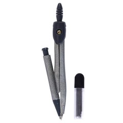 Готовальня ПИФАГОР 8 предметов: циркуль 120 мм, чертежные принадлежности, пластиковый пенал, 210860 - фото 4