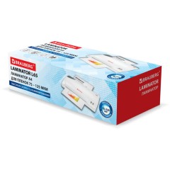 Ламинатор BRAUBERG L65, формат А4, толщина пленки 1 сторона 75-125 мкм, скорость 51 см/мин., 531352 - фото 3