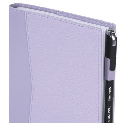 Ежедневник недатированный В6 130х185 мм BRAUBERG "Glam", под кожу, 160 л., сиреневый, 116221 - фото 4