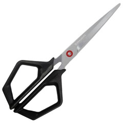 Ножницы BRAUBERG "Super black" 170 мм, черные, 3-сторонняя заточка, ручки из ABS-пластика, 238854 - фото 2