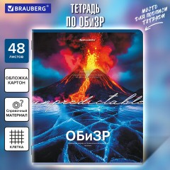 Тетрадь предметная КЛАССИКА ПРИРОДА 48 л, обложка картон, ОБиЗР, клетка, подсказ, BRAUBERG, 405094 Тетрадь предметная КЛАССИКА ПРИРОДА 48 л, обложка картон, ОБиЗР, клетка, подсказ, BRAUBERG, 405094 - фото 5
