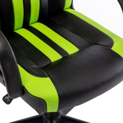 Кресло компьютерное BRABIX "Stripe GM-202", экокожа, черное/зеленое, 532511 Кресло компьютерное BRABIX "Stripe GM-202", экокожа, черное/зеленое, 532511 - фото 8