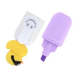 Набор текстовыделителей с топперами 6 ЦВЕТОВ ПАСТЕЛЬ, "КРУТЫЕ УТЯТА", линия 1-4 мм, FUNSTER (ФАНСТЕР), 152652 - фото 3