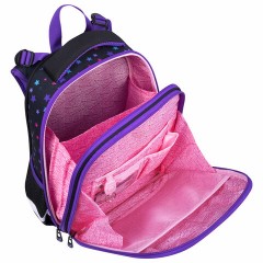 Ранец BRAUBERG PREMIUM, 2 отделения, с брелком, "Neon cat", 38х29х16 см, 271352 - фото 6