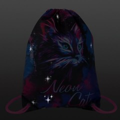 Мешок для обуви BRAUBERG PREMIUM, карман, подкладка, светоотражайка, 43х33 см, "Neon cat", 271621 Мешок для обуви BRAUBERG PREMIUM, карман, подкладка, светоотражайка, 43х33 см, "Neon cat", 271621 - фото 5