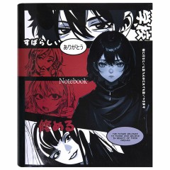 Тетрадь на кольцах А5 175х215 мм, 120 листов, твердый картон, клетка, BRAUBERG, "Anime Manga", 404715 Тетрадь на кольцах А5 175х215 мм, 120 листов, твердый картон, клетка, BRAUBERG, "Anime Manga", 404715 - фото 2