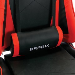 Кресло компьютерное BRABIX "Hunter GM-130", две подушки, экокожа, черное/красное, 532797 Кресло компьютерное BRABIX "Hunter GM-130", две подушки, экокожа, черное/красное, 532797 - фото 9