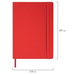 Скетчбук, слоновая кость 140 г/м2 210х297 мм, 80 л., КОЖЗАМ, резинка, BRAUBERG ART CLASSIC, красный, 113199 Скетчбук, слоновая кость 140 г/м2 210х297 мм, 80 л., КОЖЗАМ, резинка, BRAUBERG ART CLASSIC, красный, 113199 - фото 6